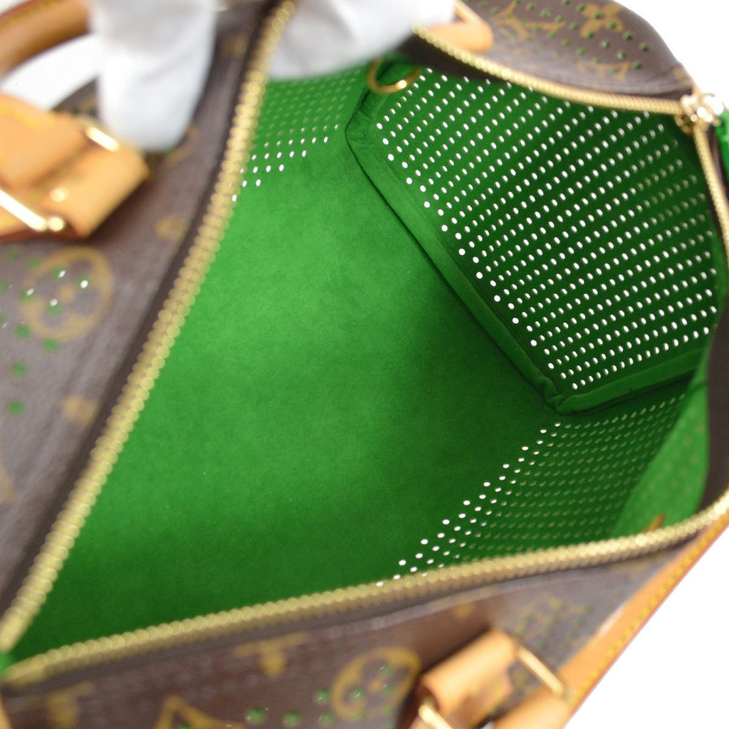 LOUIS VUITTON SPEEDY HANDBAG GREEN