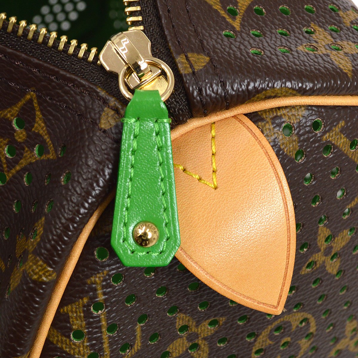 LOUIS VUITTON SPEEDY HANDBAG GREEN