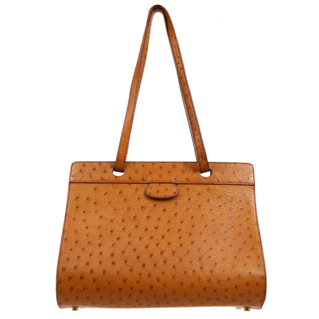 HERMES Muzo Chestnut Ostrich