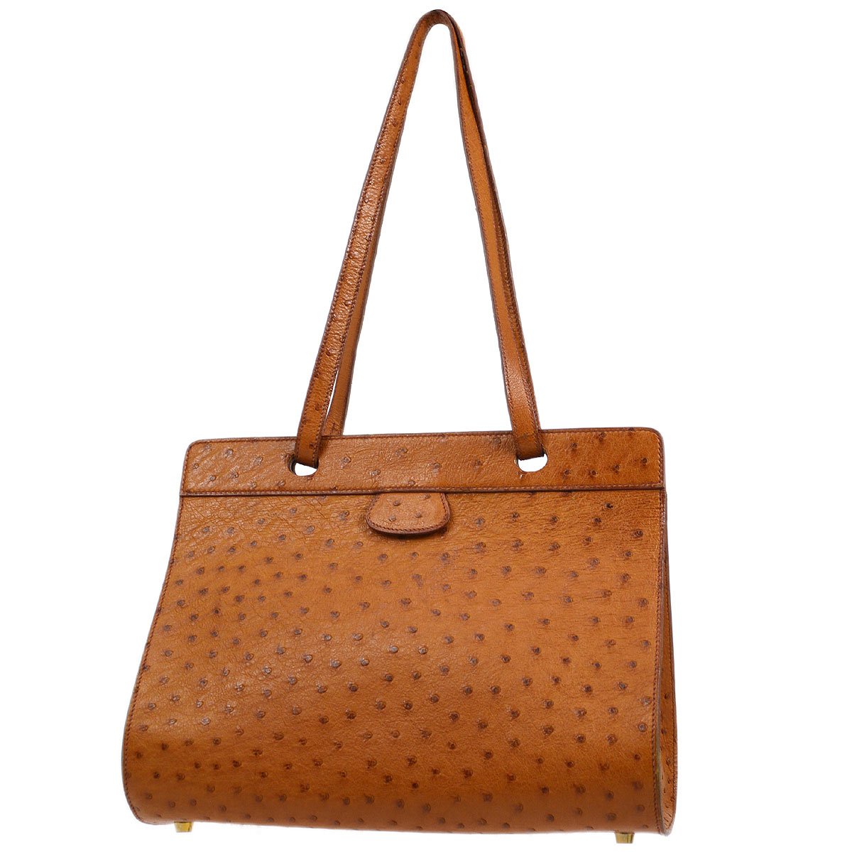 HERMES Muzo Chestnut Ostrich