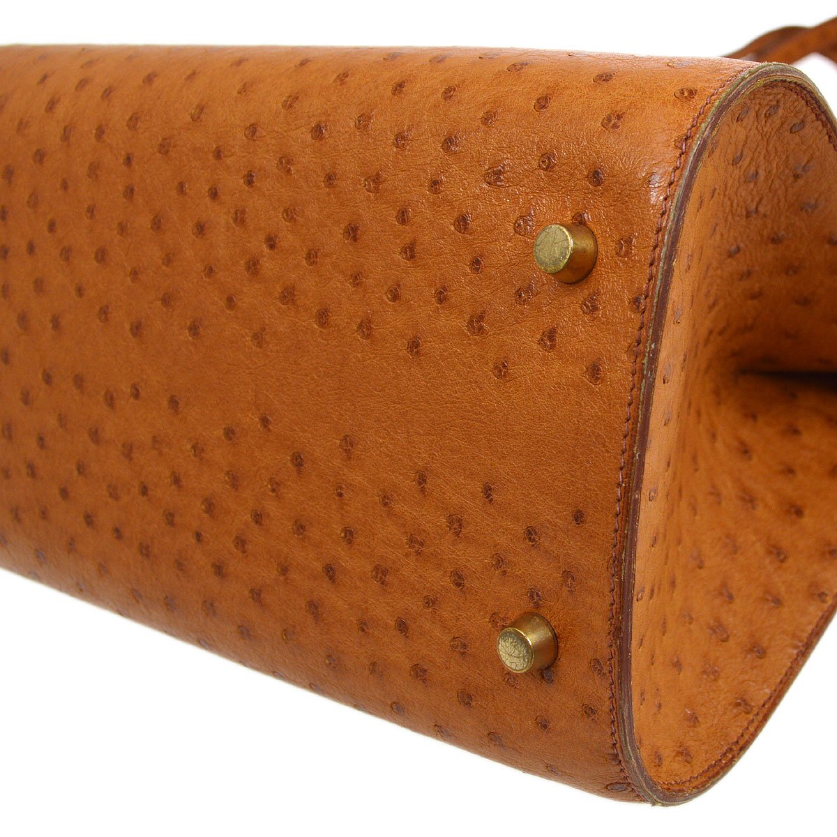HERMES Muzo Chestnut Ostrich
