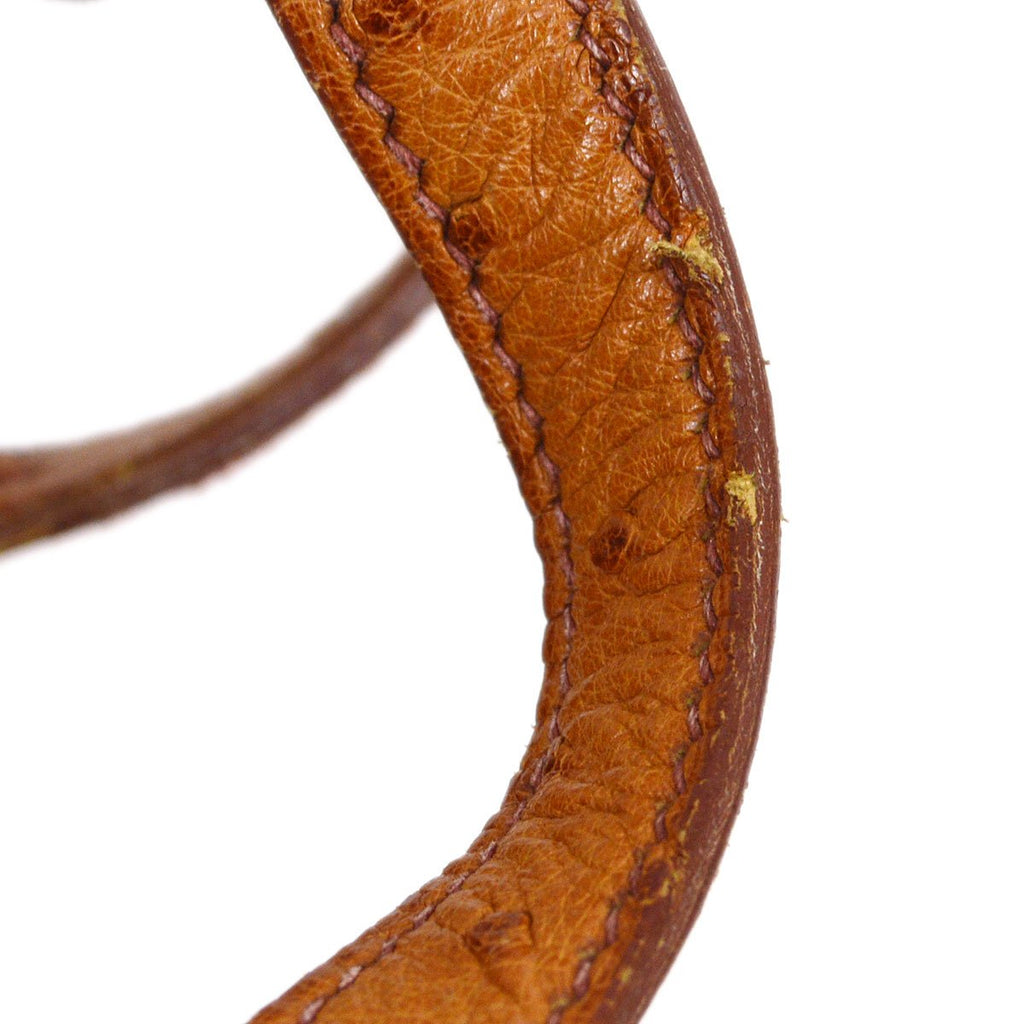 HERMES Muzo Chestnut Ostrich