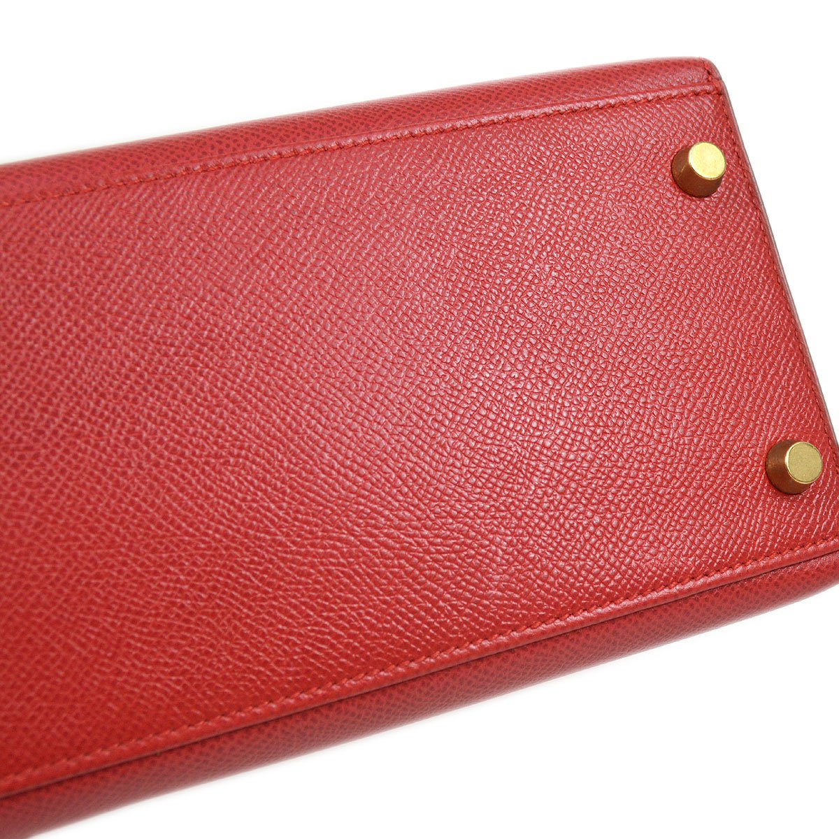 HERMES 1994 KELLY 28 SELLIER Rouge Vif Courchevel