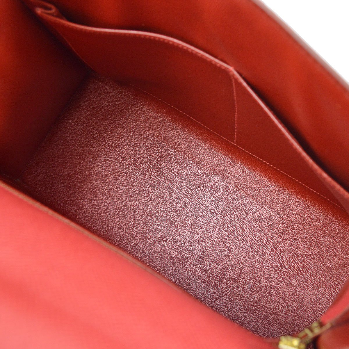 HERMES 1994 KELLY 28 SELLIER Rouge Vif Courchevel