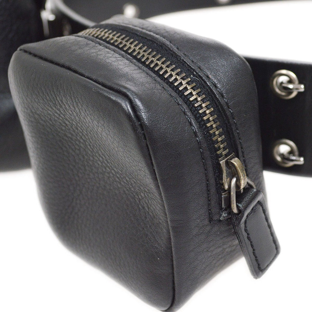 Christian Dior 2002 Street Chic Belt Waist Pouch Black
