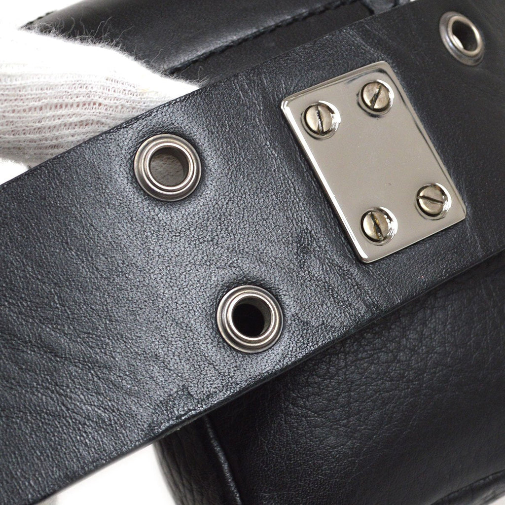 Christian Dior 2002 Street Chic Belt Waist Pouch Black