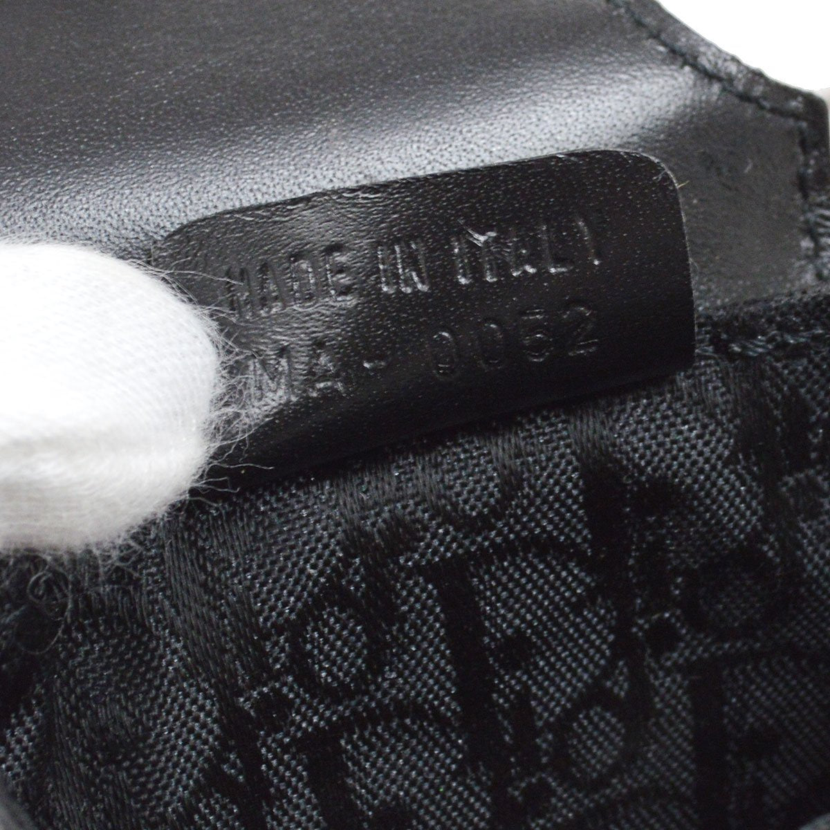 Christian Dior 2002 Street Chic Belt Waist Pouch Black