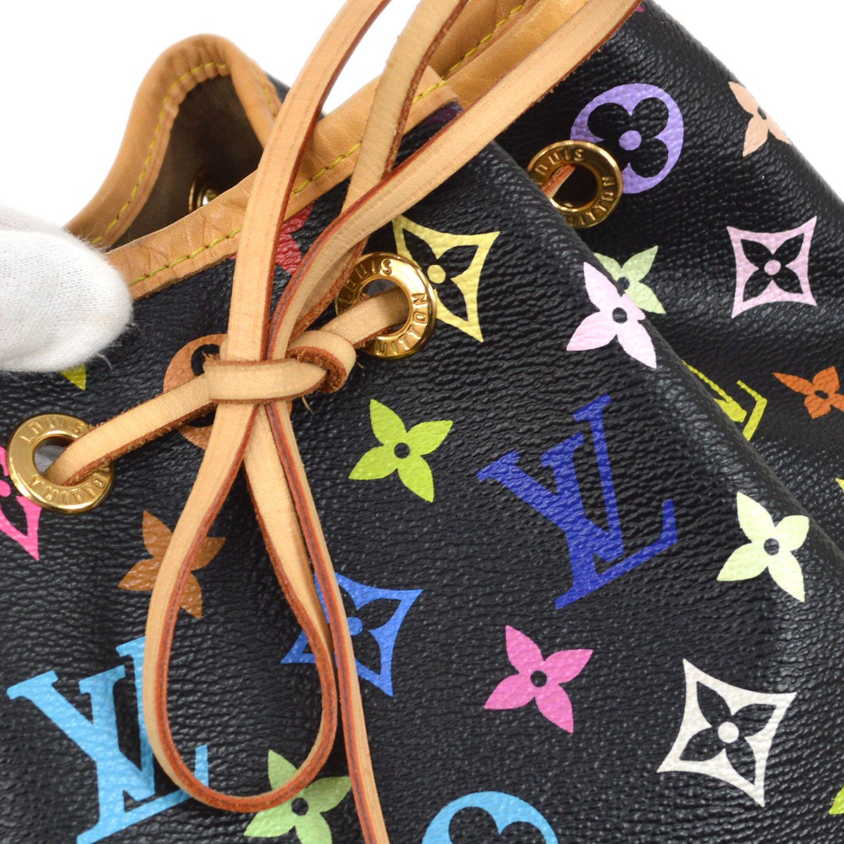 LOUIS VUITTON PETIT NOE MONOGRAM MULTICOLOR