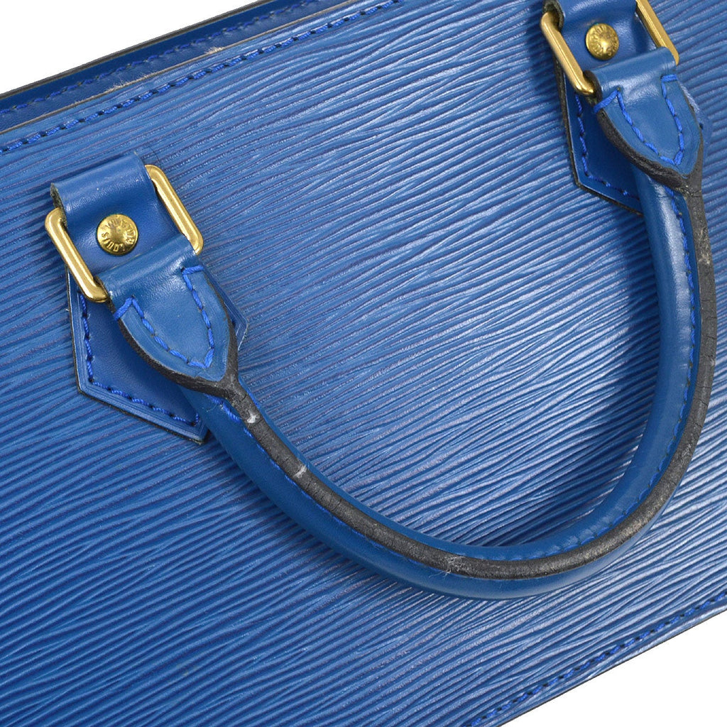 LOUIS VUITTON SAC TRIANGLE BLUE EPI