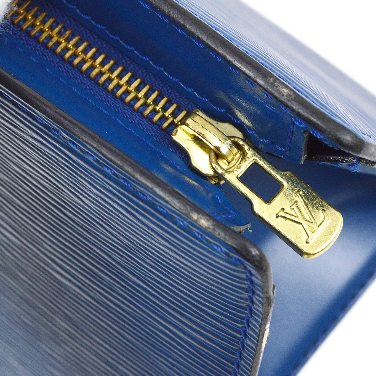 LOUIS VUITTON SAC TRIANGLE BLUE EPI