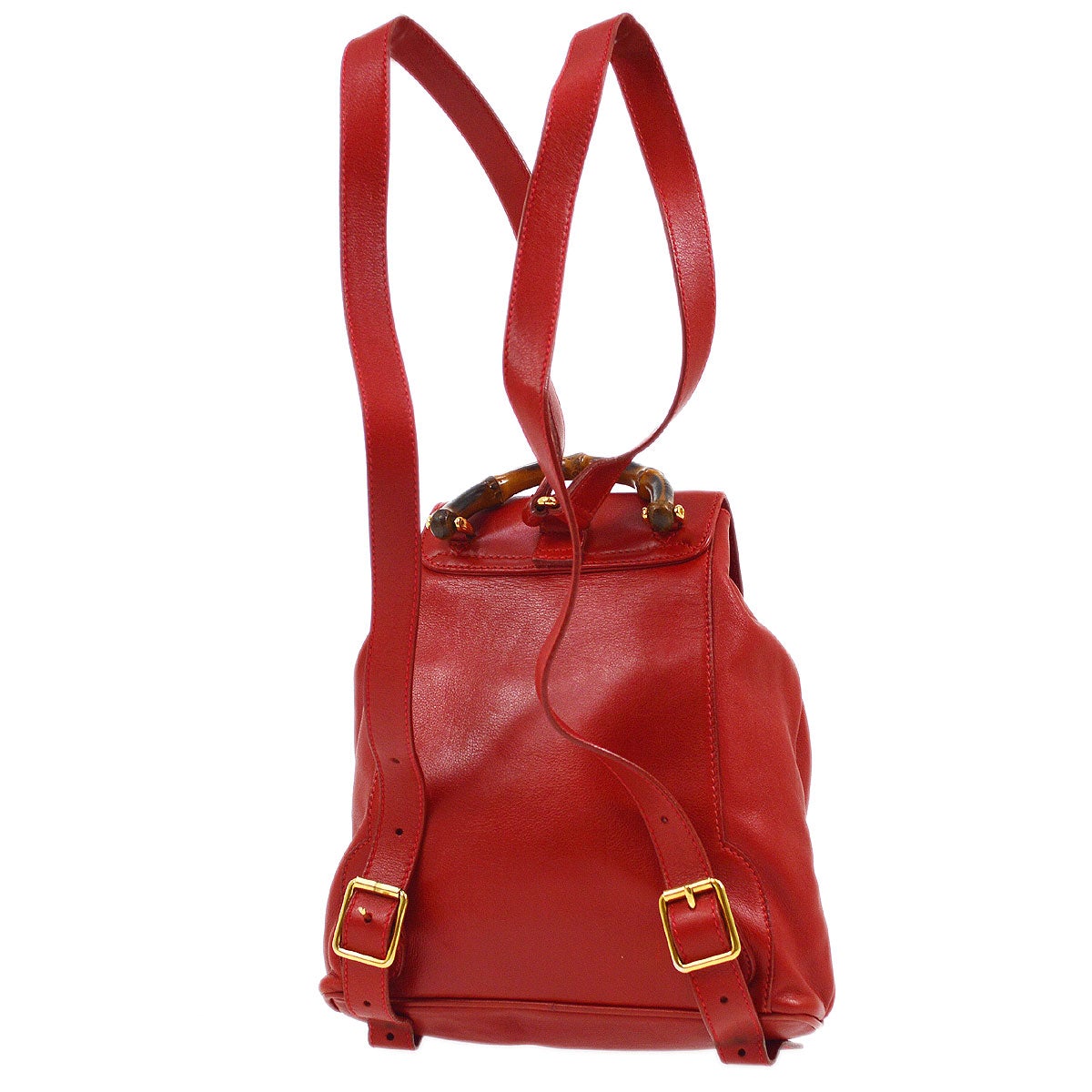 GUCCI 1980s Bamboo Backpack Small