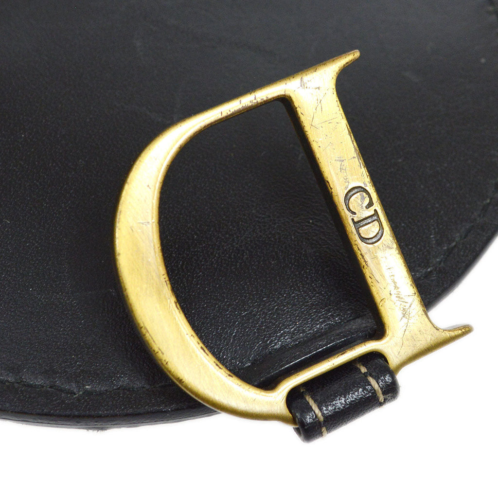 Christian Dior 2002 Saddle Bum Bag Black #85