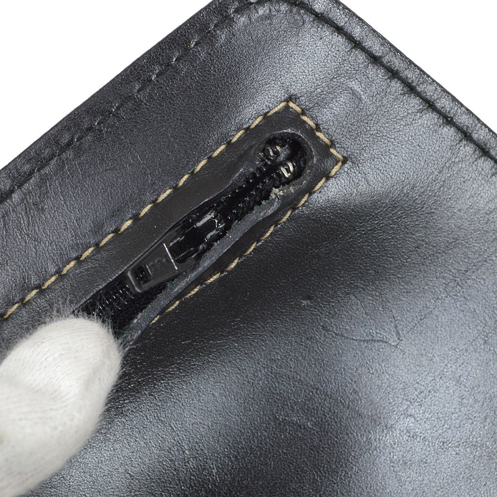 Christian Dior 2002 Saddle Bum Bag Black #85
