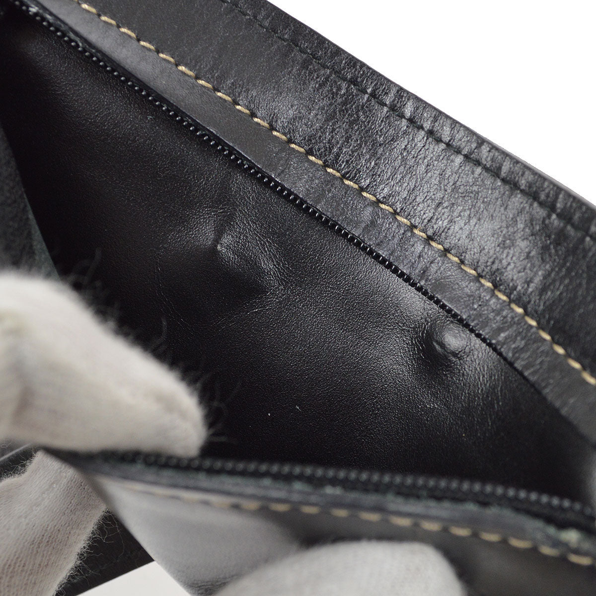 Christian Dior 2002 Saddle Bum Bag Black #85
