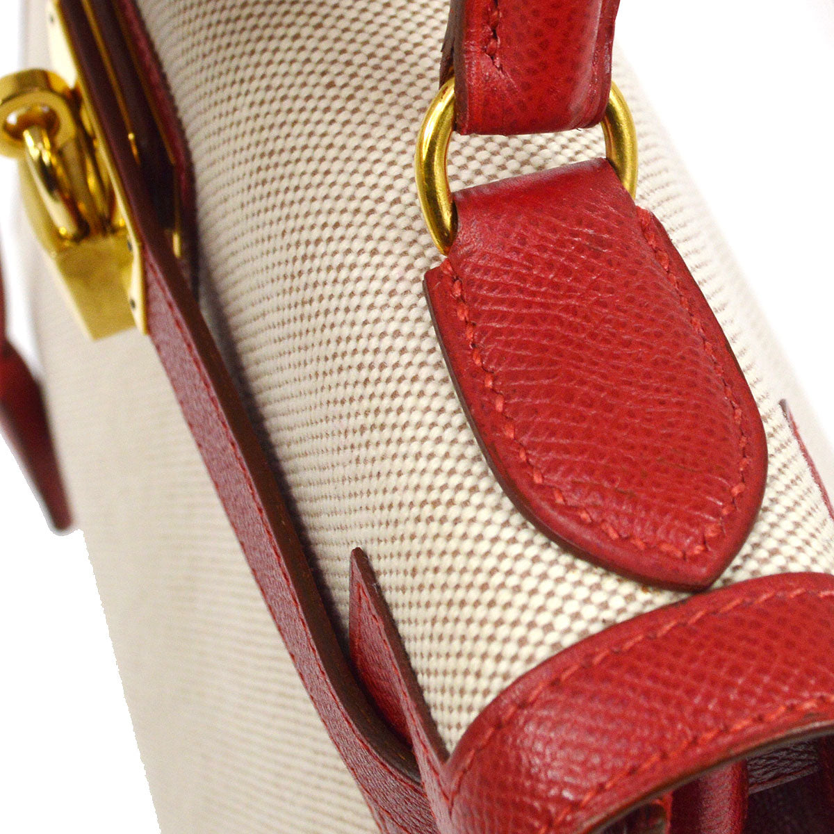 HERMES KELLY 28 SELLIER Toile H Courchevel