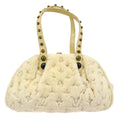 LOUIS VUITTON Cabochon Demi Lune Cream MINK
