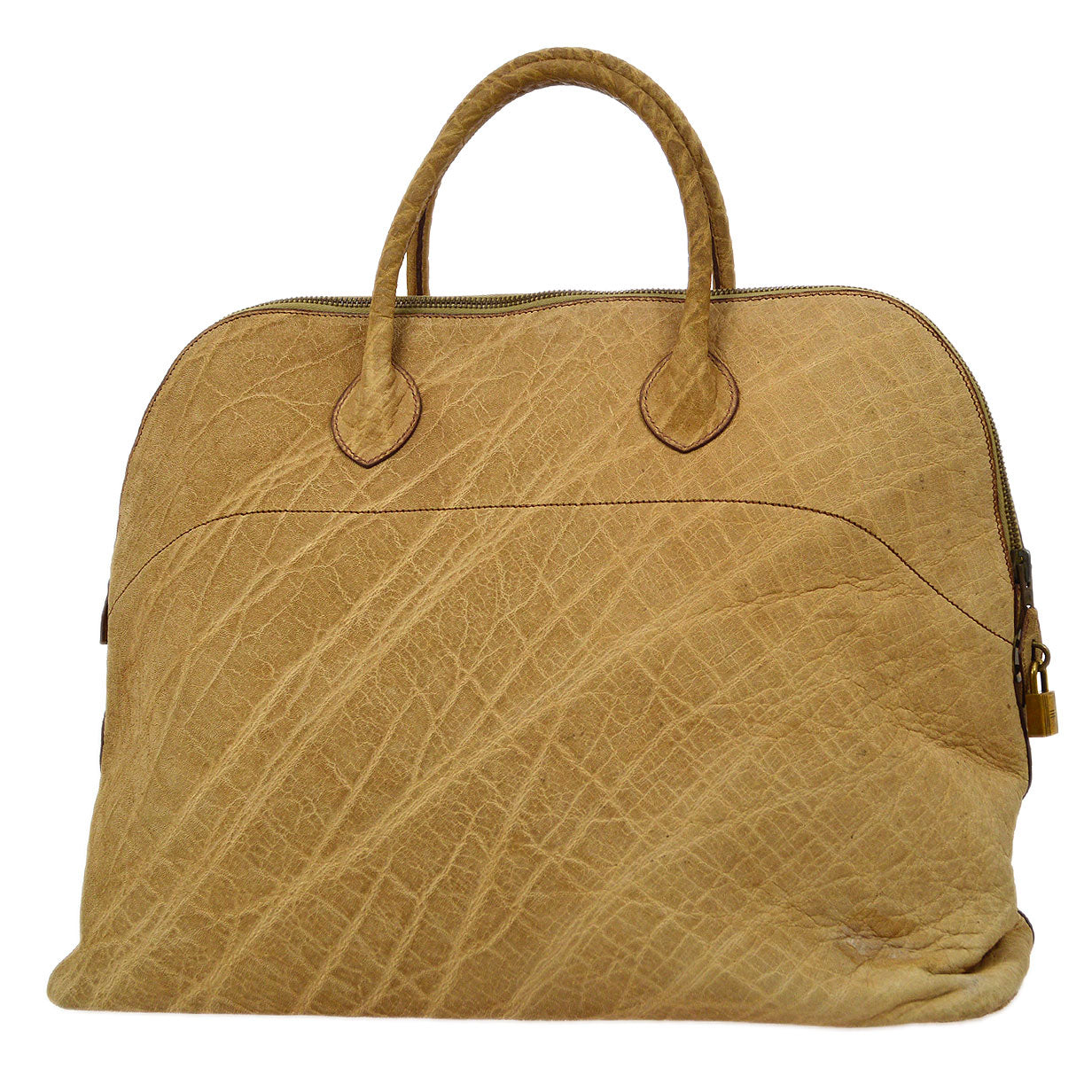 HERMES 1985 BOLIDE 45 Beige Elephant
