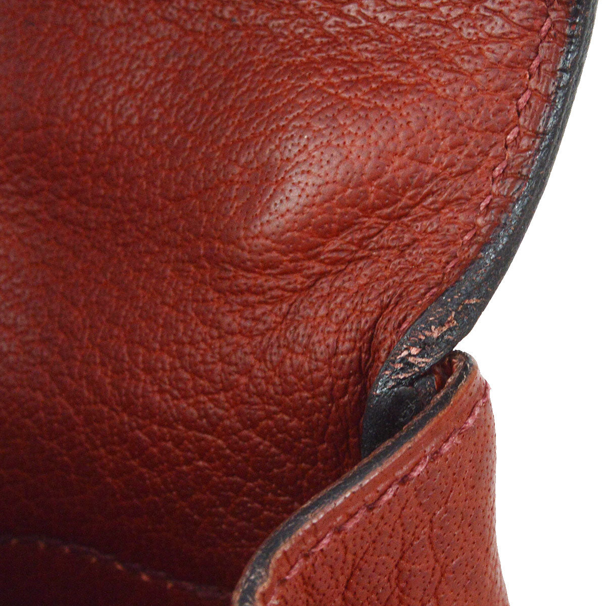 HERMES 2002 KELLY 35 RETOURNE Rouge H Crinoline