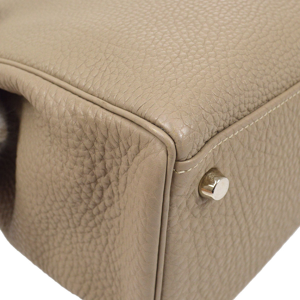 HERMES 2005 Kelly 35 Taurillon Clemence Gris Tourterelle