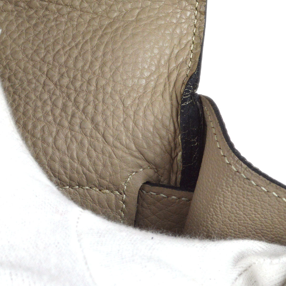 HERMES 2005 Kelly 35 Taurillon Clemence Gris Tourterelle