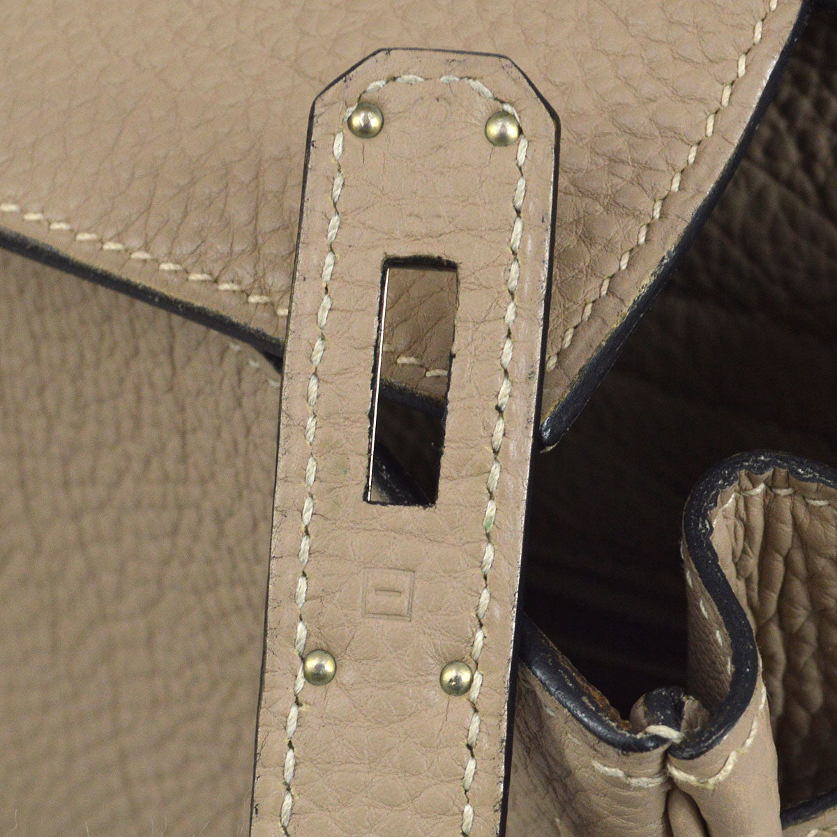 HERMES 2005 Kelly 35 Taurillon Clemence Gris Tourterelle