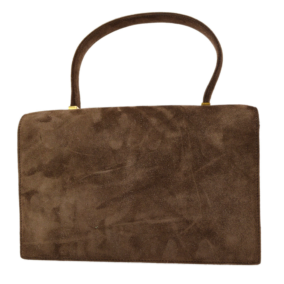 HERMES 1986 PIANO Veau Velour Doblis Brown