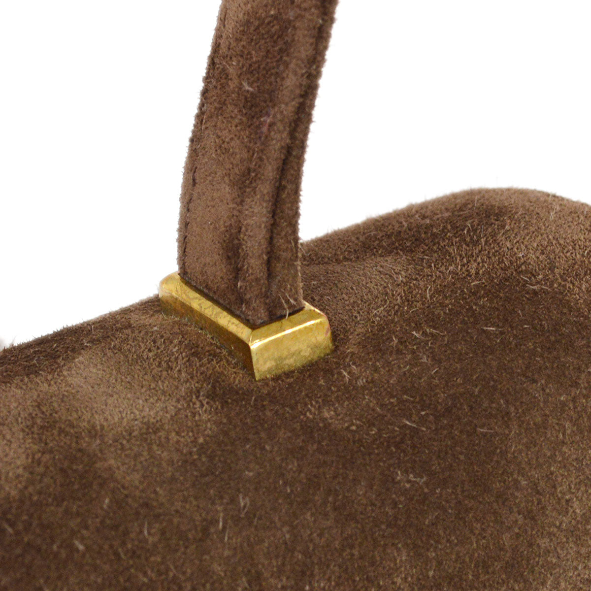 HERMES 1986 PIANO Veau Velour Doblis Brown