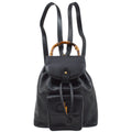 GUCCI 1980s Bamboo Backpack Black