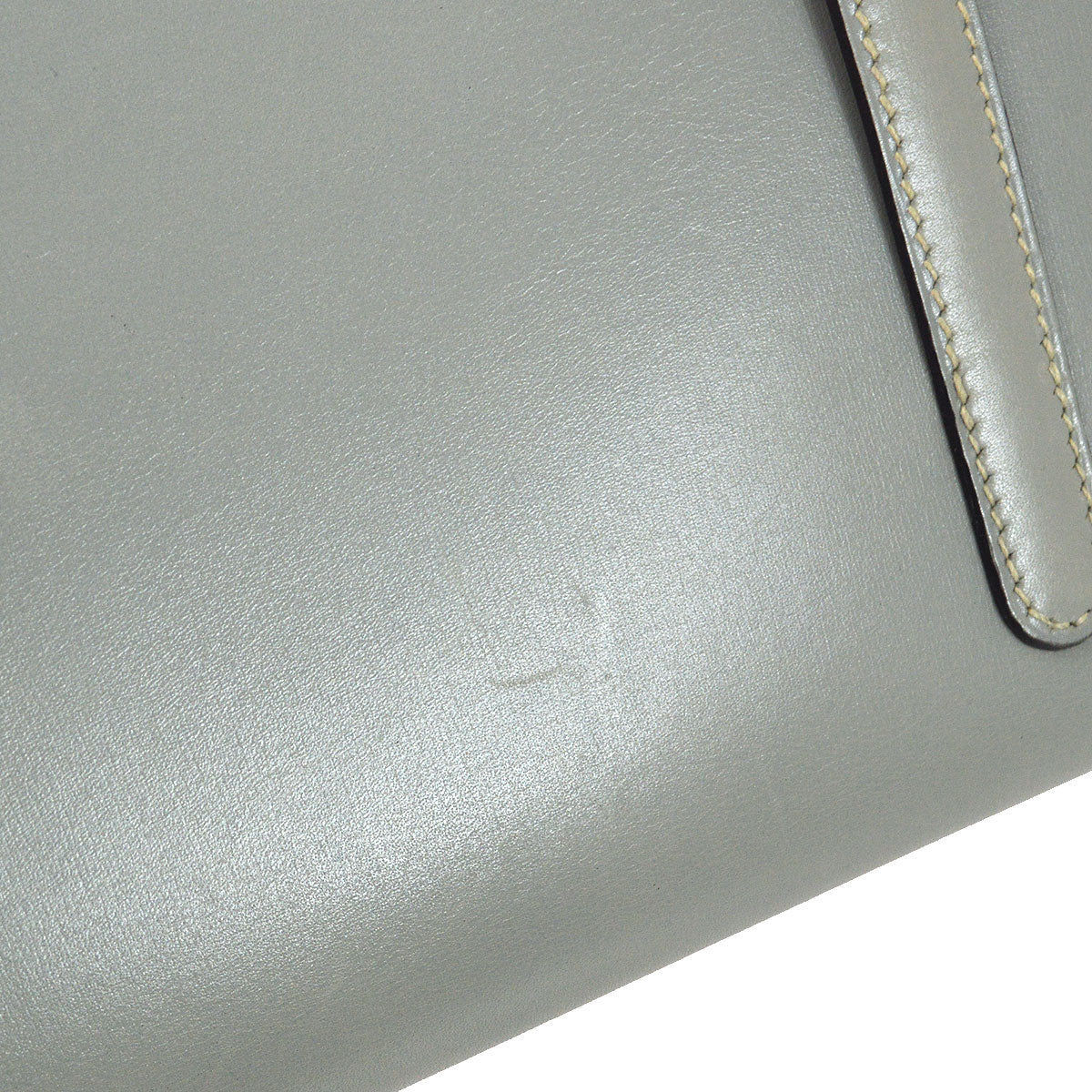 HERMES LIN Box Calf Gray