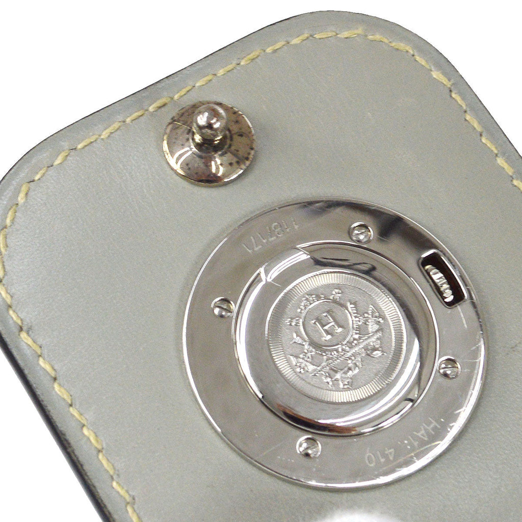 HERMES LIN Box Calf Gray