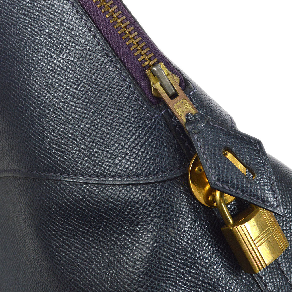 HERMES Macpherson Navy Red Courchevel