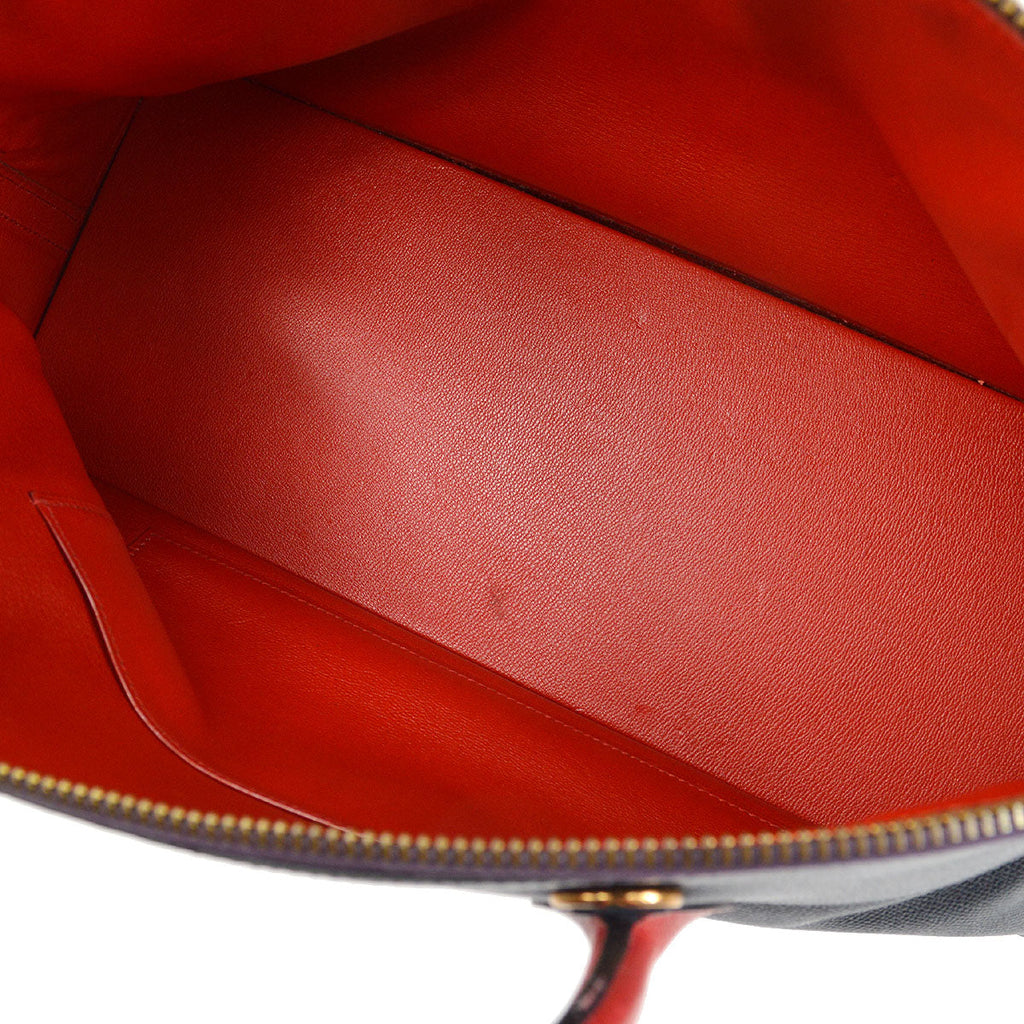 HERMES Macpherson Navy Red Courchevel