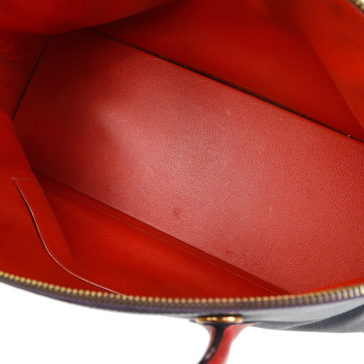 HERMES Macpherson Navy Red Courchevel