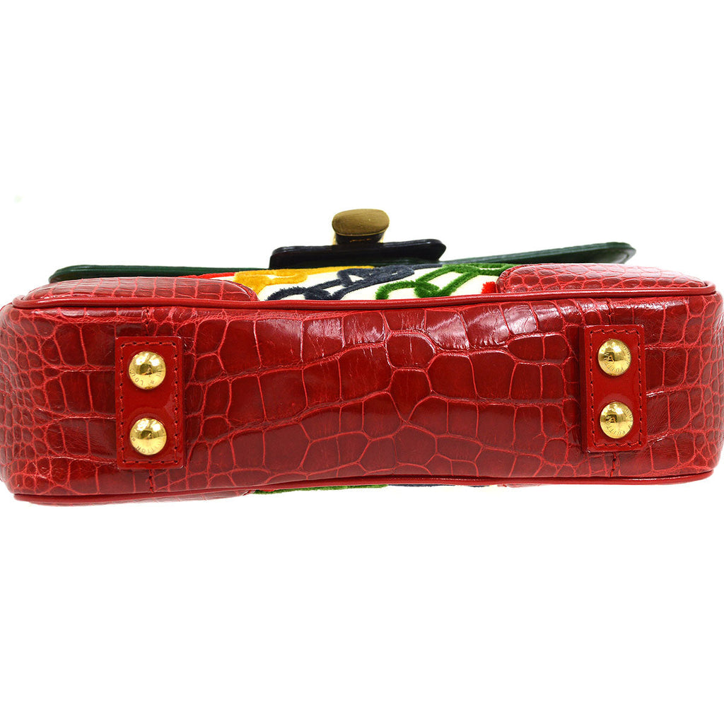 LOUIS VUITTON * 2006 Monogram Dolly Velvet Chains Pochette