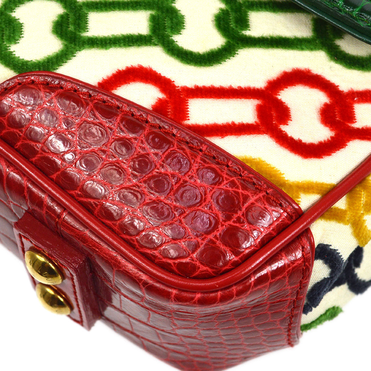 LOUIS VUITTON * 2006 Monogram Dolly Velvet Chains Pochette