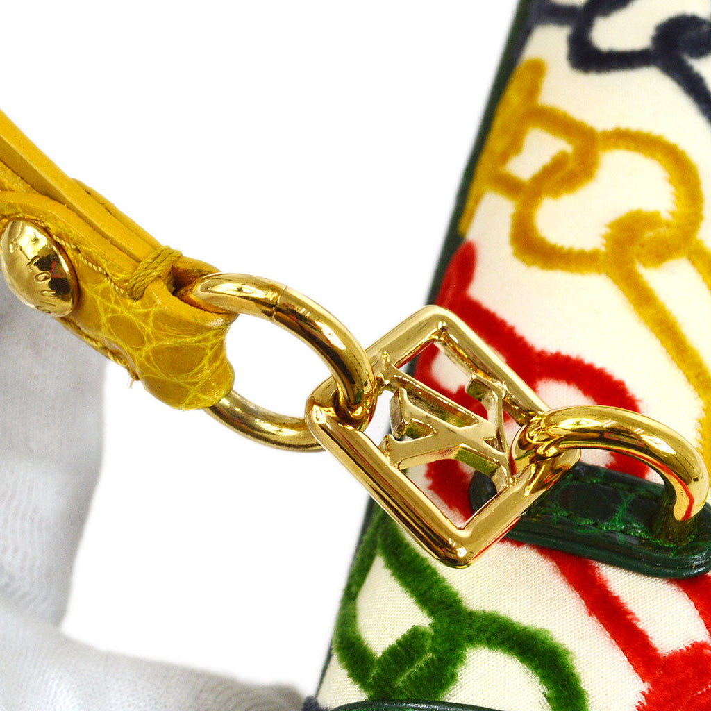 LOUIS VUITTON * 2006 Monogram Dolly Velvet Chains Pochette
