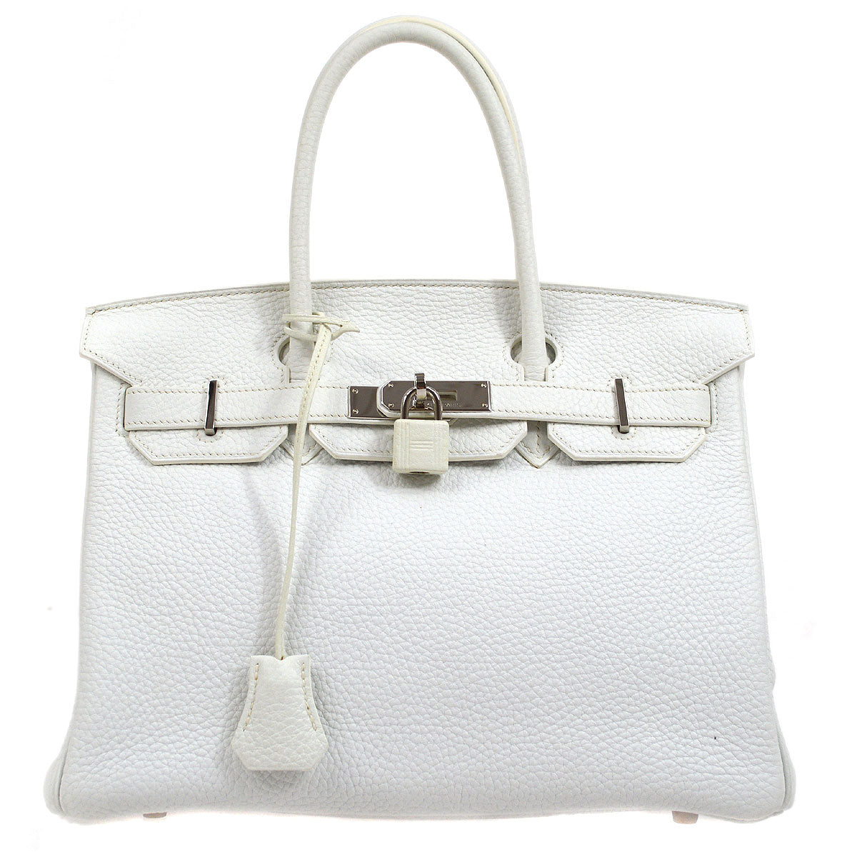 HERMES  BIRKIN 30 White Taurillon Clemence