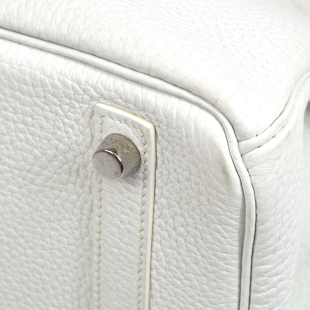 HERMES  BIRKIN 30 White Taurillon Clemence