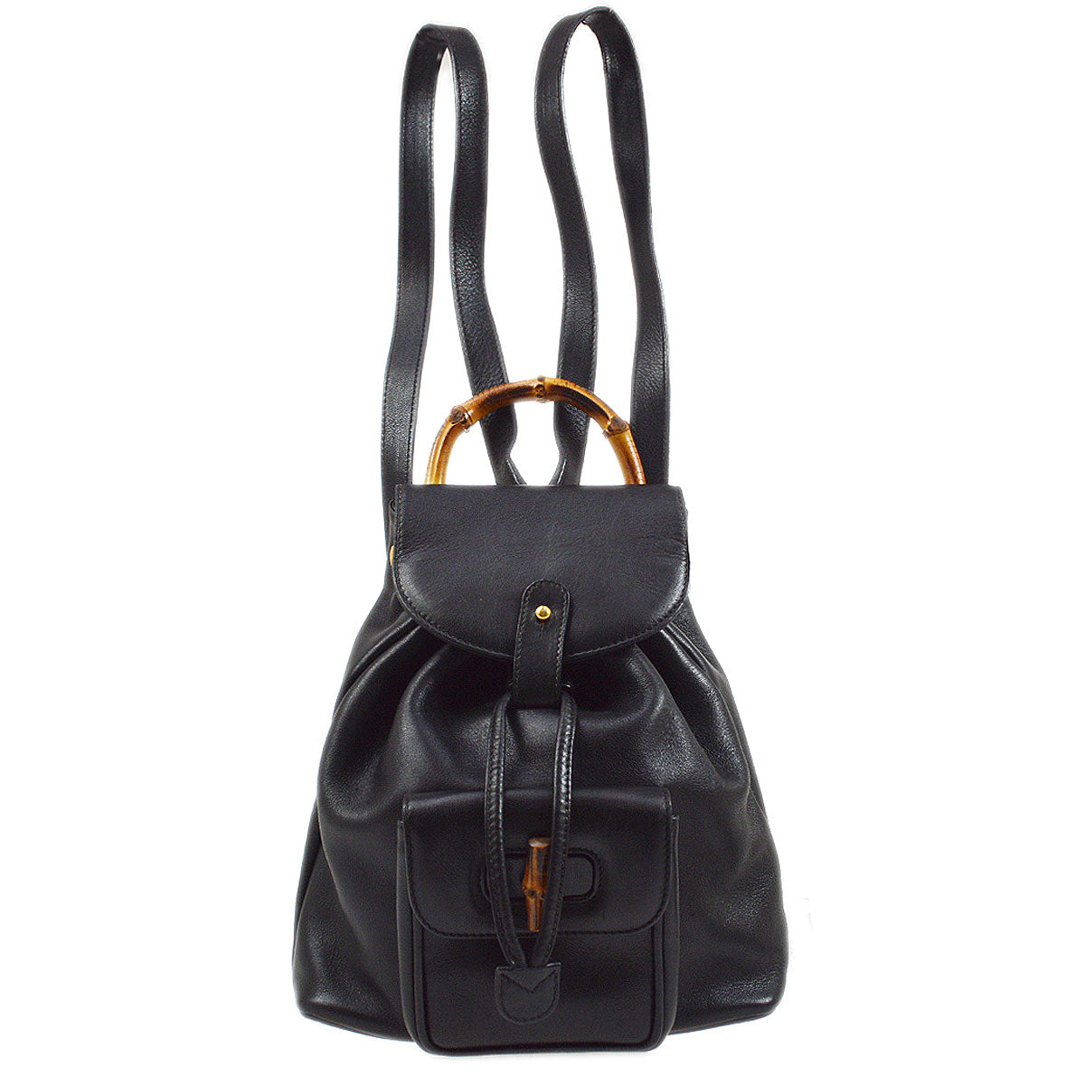 GUCCI 1980s Bamboo Backpack Small