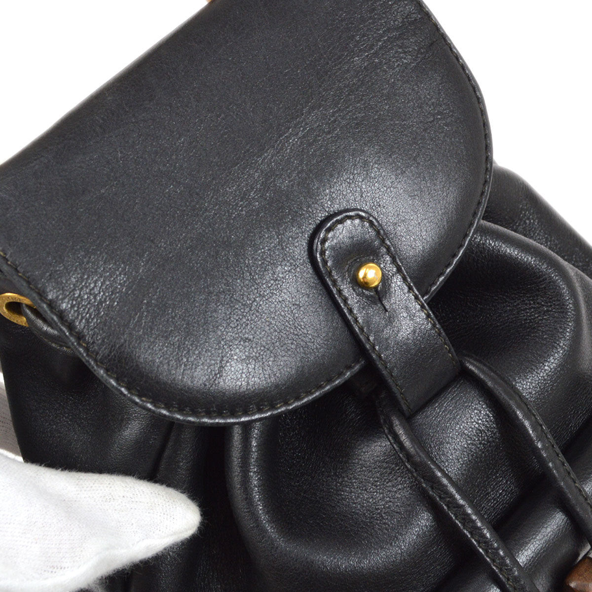 GUCCI 1980s Bamboo Backpack Small
