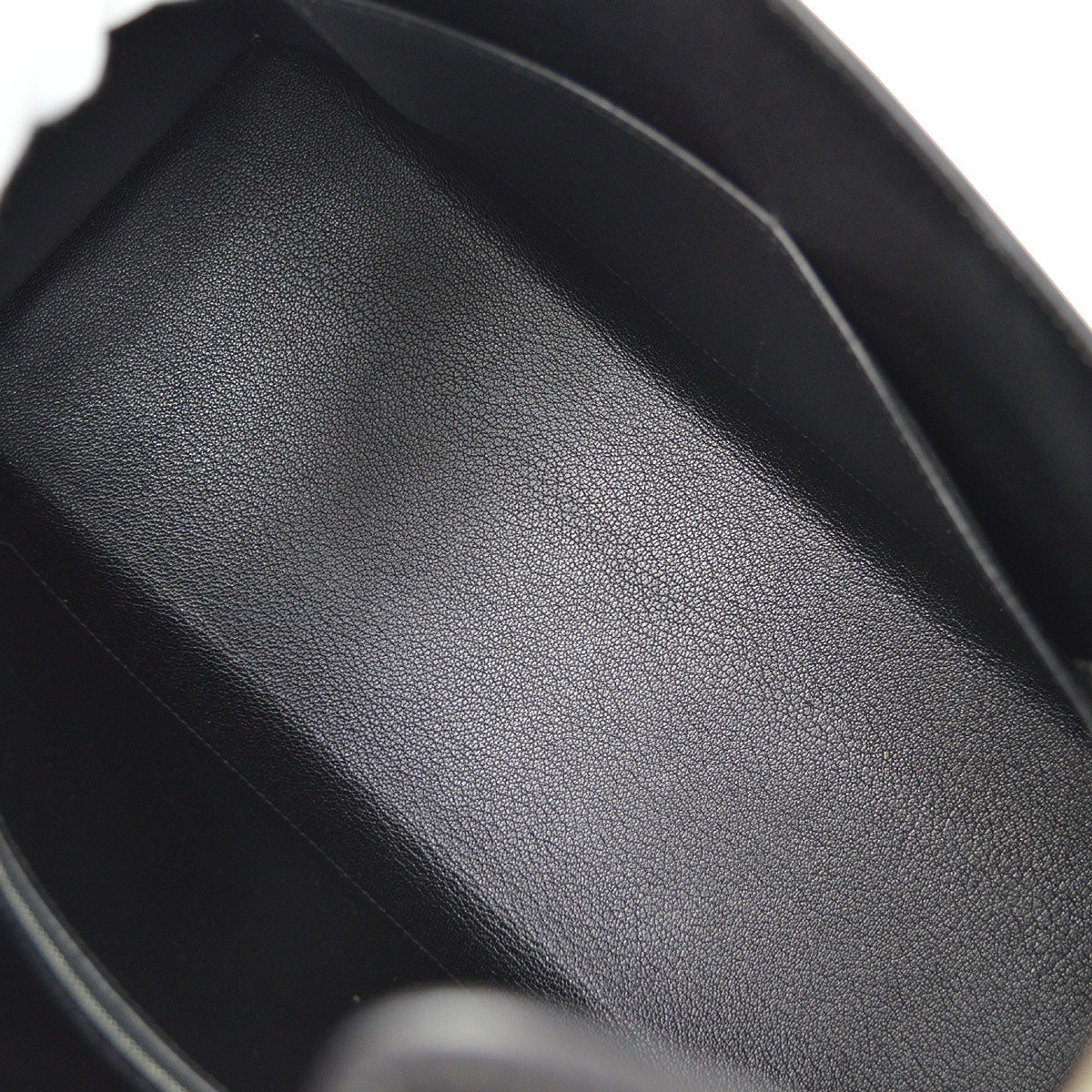 HERMES DRAG 2 37 Handbag Black Box Calf