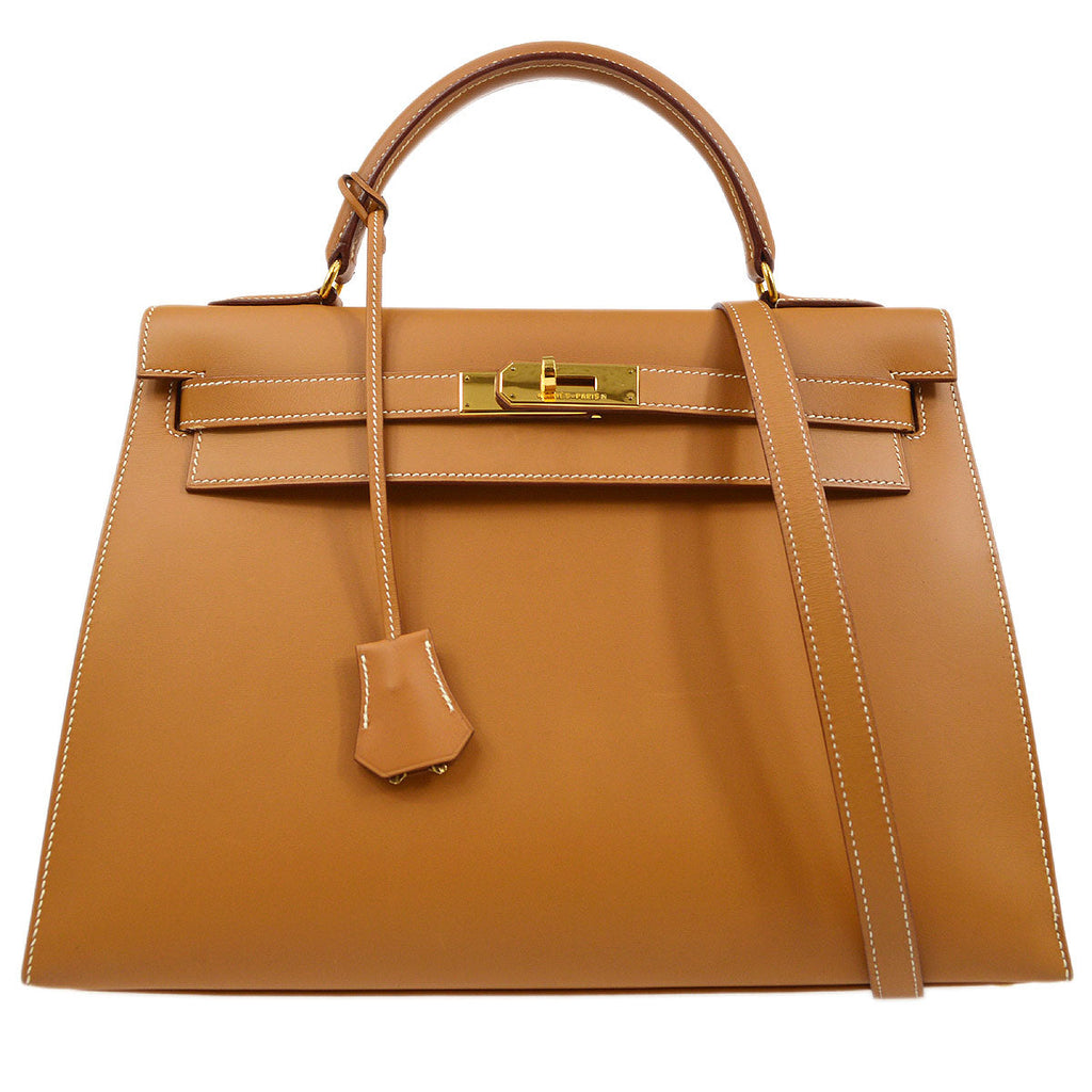 HERMES 1999 KELLY 32 SELLIER Natural Chamonix