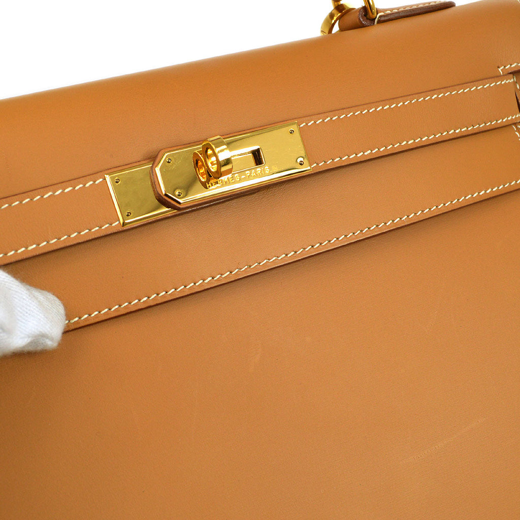 HERMES 1999 KELLY 32 SELLIER Natural Chamonix