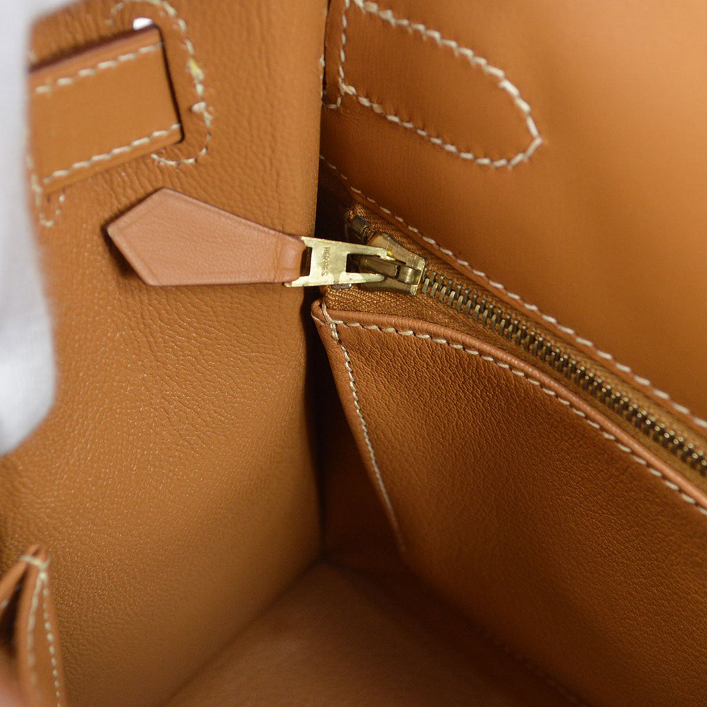 HERMES 1999 KELLY 32 SELLIER Natural Chamonix