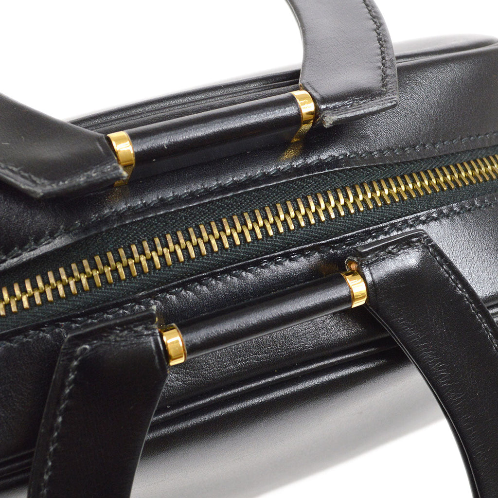 HERMES Handbag Black Box Calf