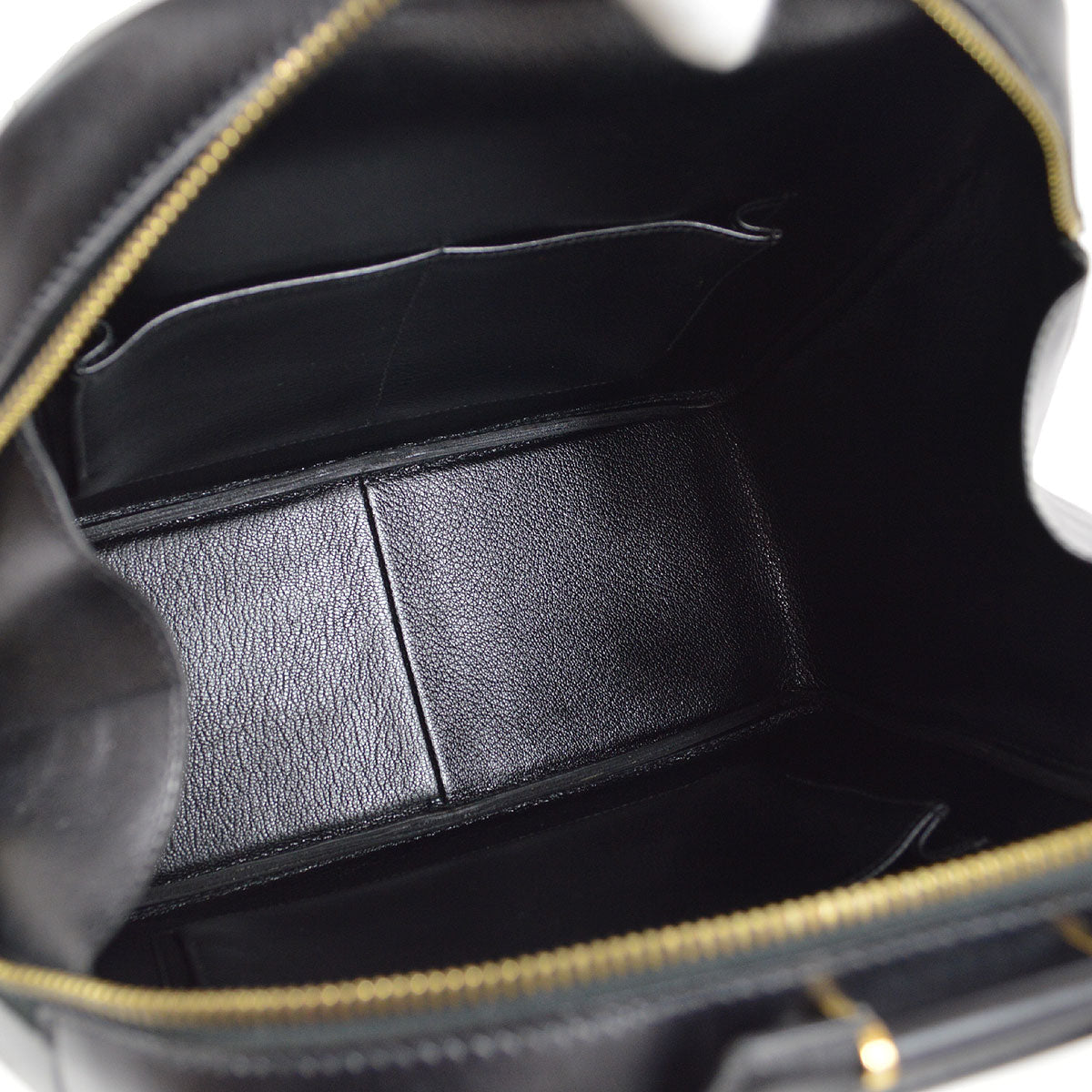 HERMES Handbag Black Box Calf