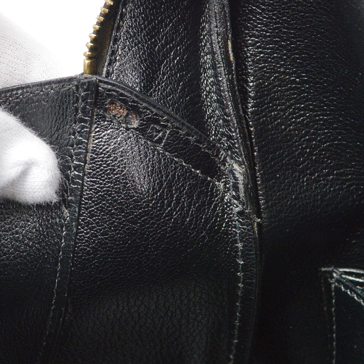 HERMES Handbag Black Box Calf