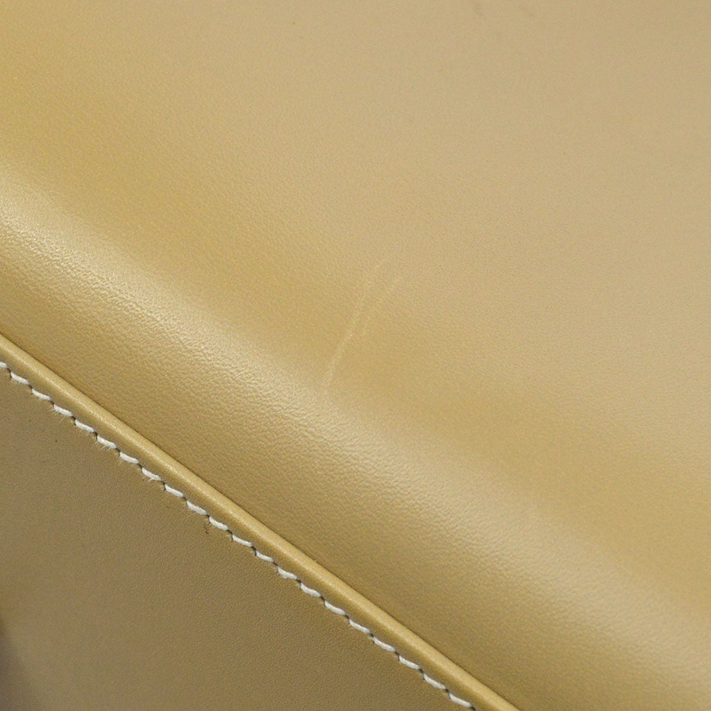HERMES KELLY 32 SELLIER Beige Box Calf