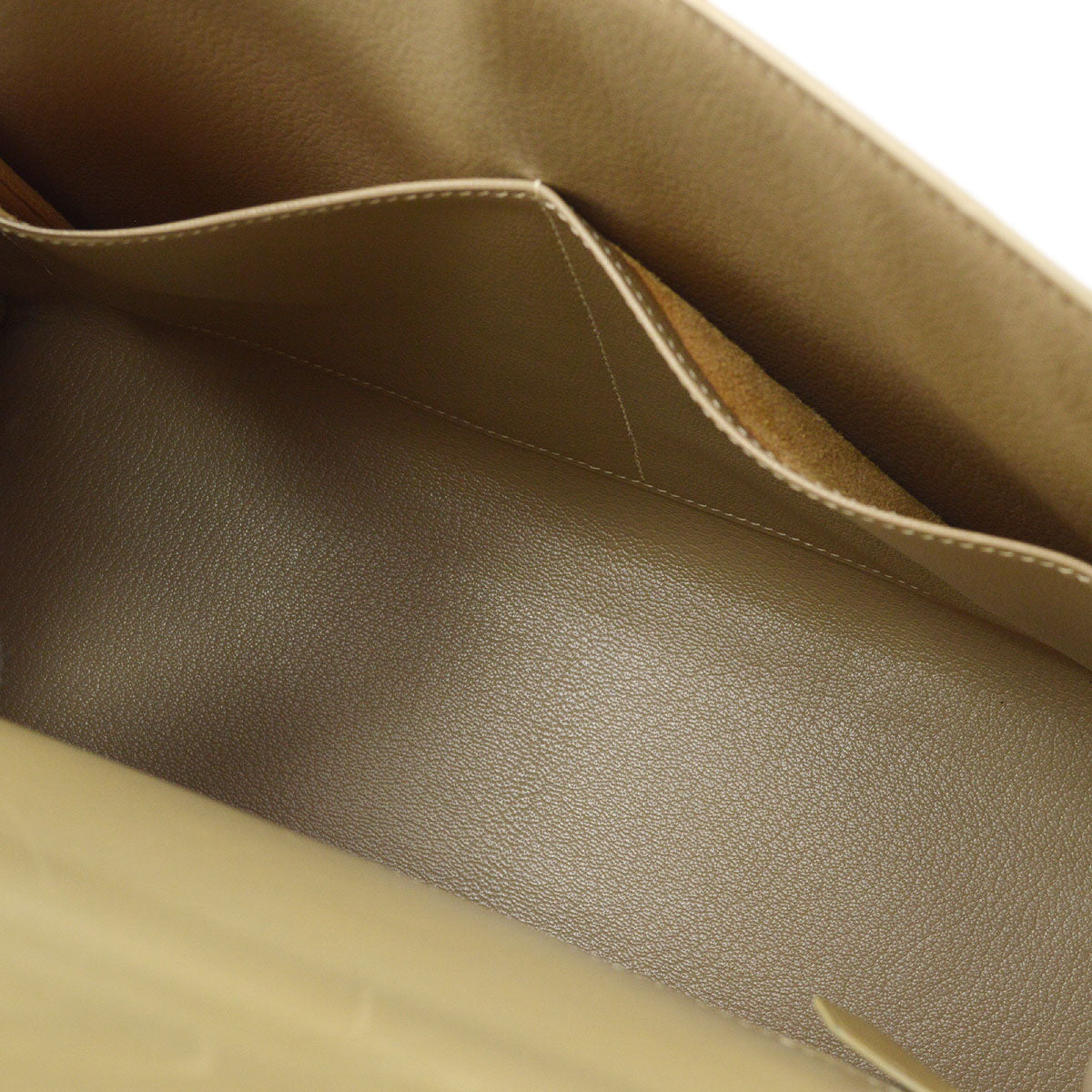HERMES KELLY 32 SELLIER Beige Box Calf