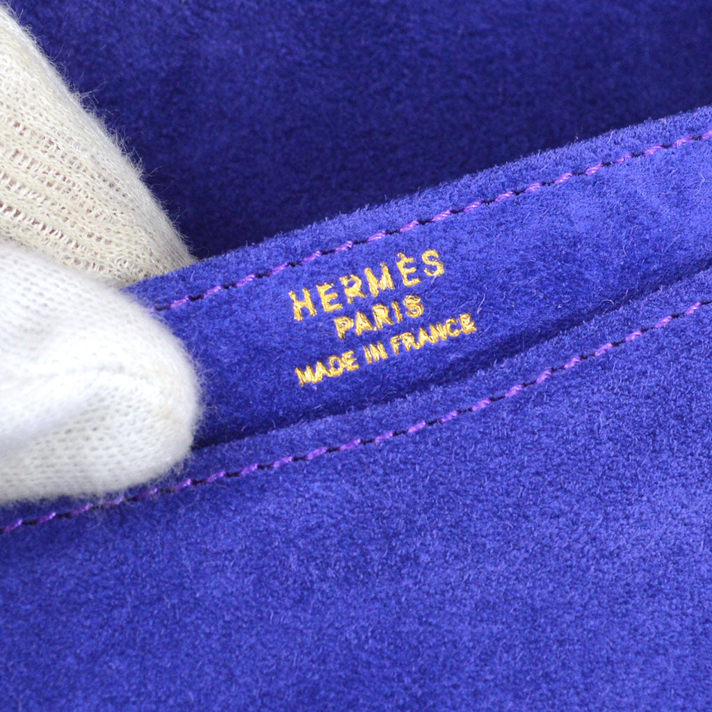 HERMES Lydie Blue Doblis